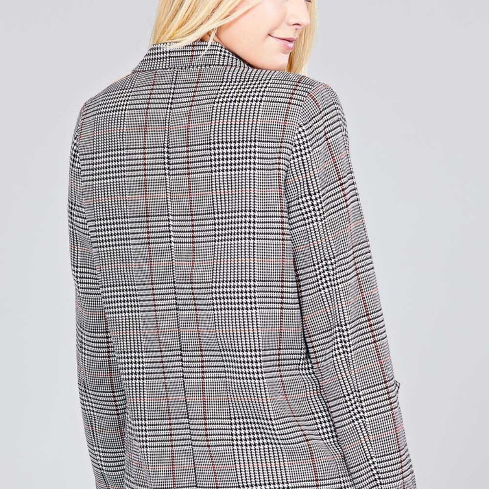 🍁JUST IN🍁Plaid Blazer - Picture 5 of 7